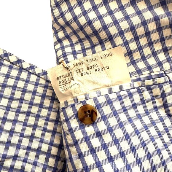 PAUL STUART Mens Checkered Blazer Sz 41 Semi-Tall/Long - Picture 5 of 6